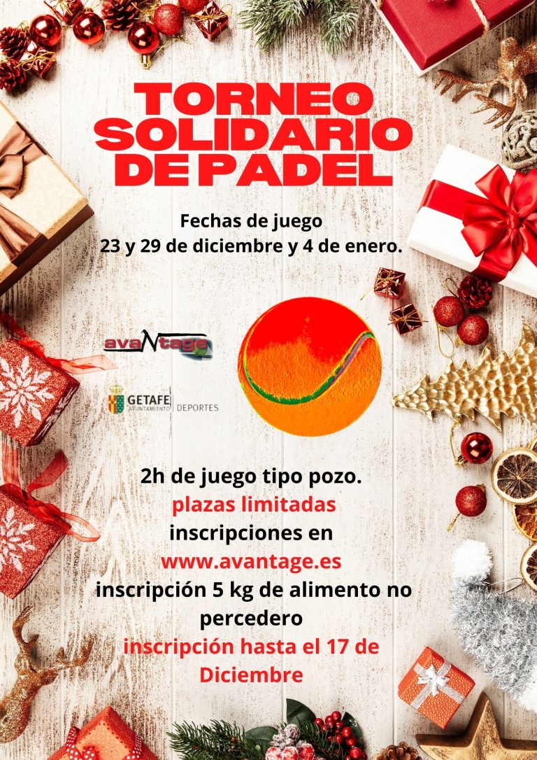 TORNEO SOLIDARIO GETAFE PADEL