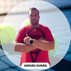 Adrián Durán. Responsable escuela base de tenis